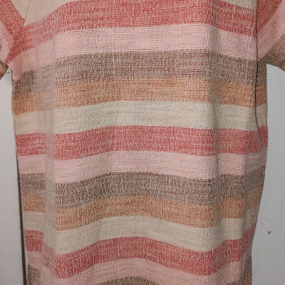 Christopher & Banks multicolor striped shirt  Sz M - Picture 2 of 4